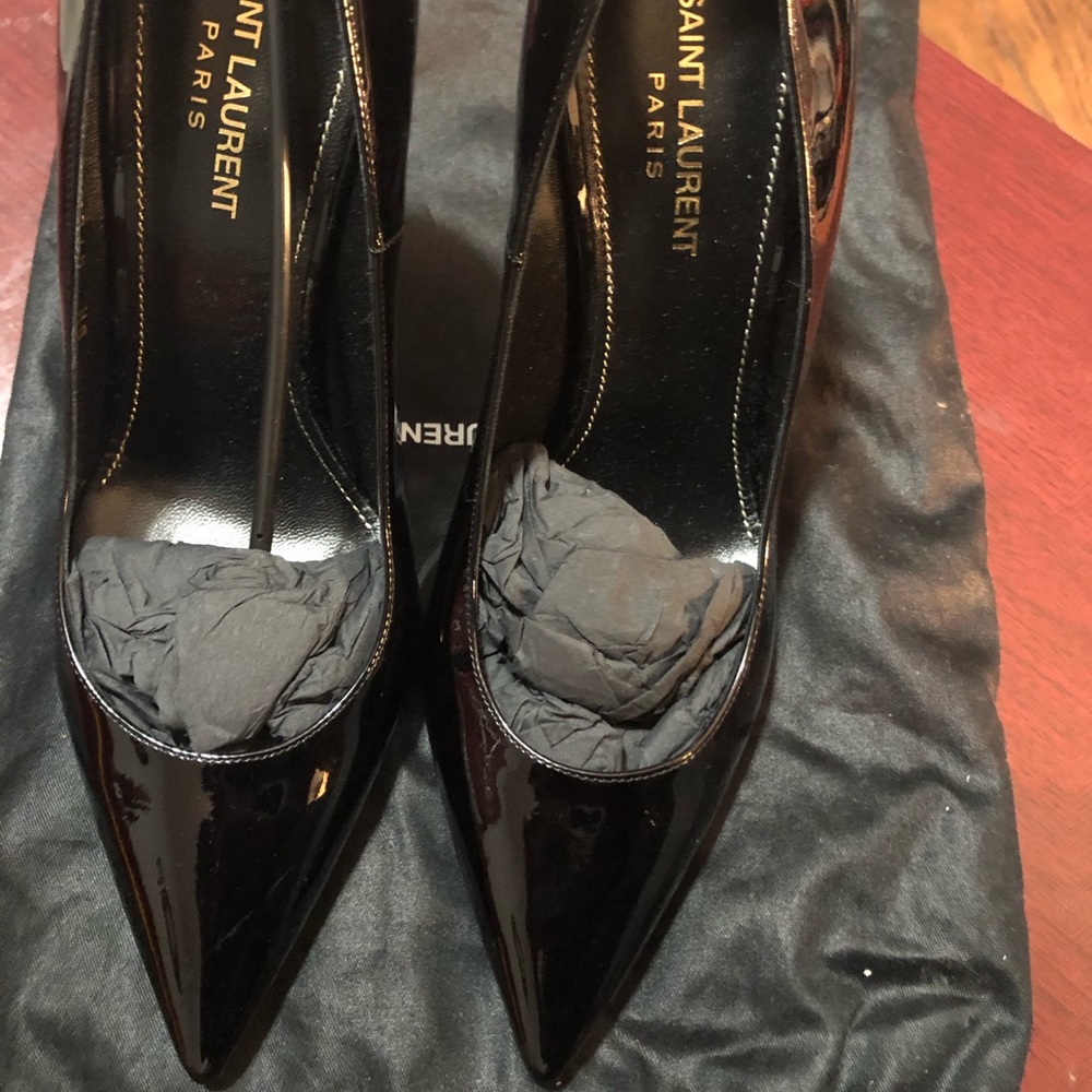 Ysl Opyum 110 patent leather pumps